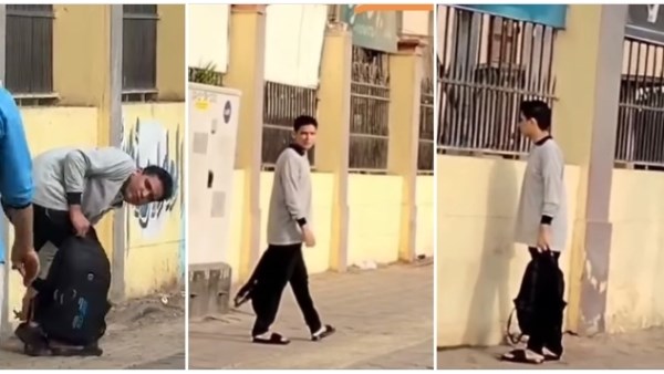 زملاؤه أحضروا له حذاءً.. قصة طالب مُنع من دخول المدرسة بسبب «الشبشب»