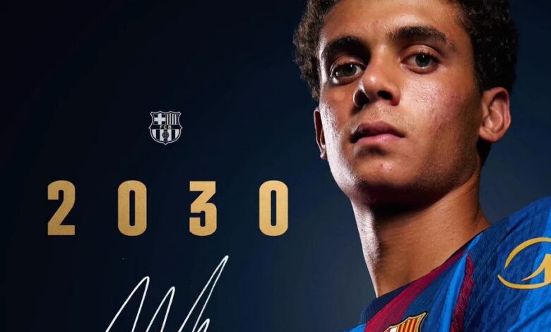 برشلونة يتمسك بحمزة عبد الكريم ويرفض إعارته بعد تجديد عقده حتى 2030